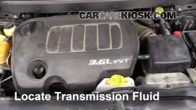 2011 Dodge Journey Mainstreet 3.6L V6 FlexFuel Liquide de transmission Rajouter du liquide